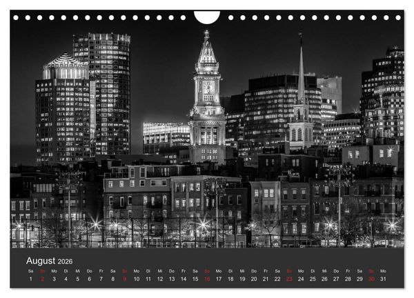 Produktbild: URBANE FOTOGRAFIE Zw&ouml;lf klassische Impressionen (Wandkalender 2026 DIN A4 quer), CALVENDO Monatskalender