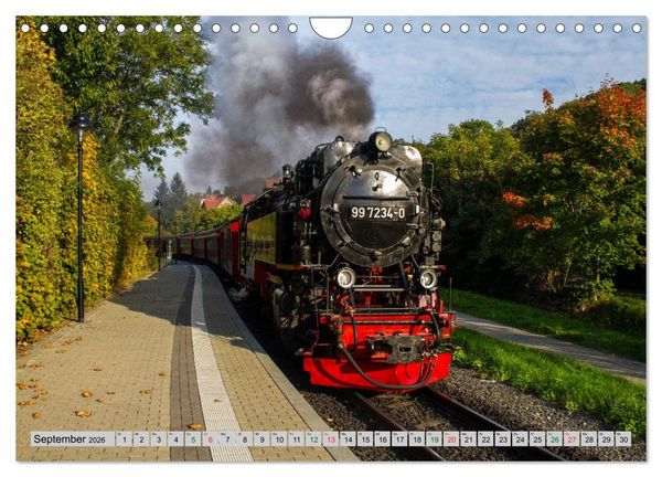 Produktbild: Unter Dampf durch den Harz (Wandkalender 2026 DIN A4 quer), CALVENDO Monatskalender