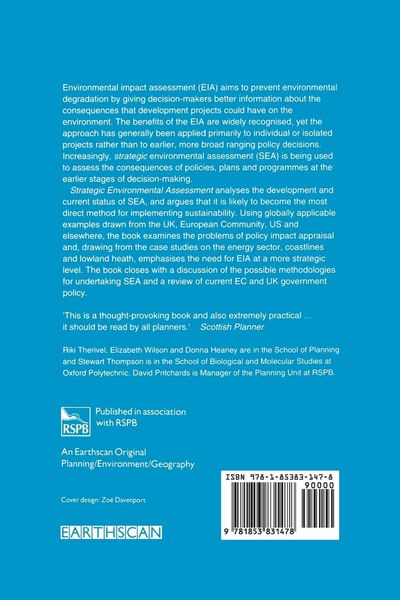 Produktbild: Strategic Environmental Assessment