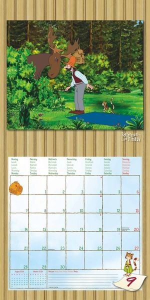 Produktbild: Pettersson & Findus 2026 - Broschürenkalender 30x30 cm (30x60 geöffnet) - Kalender mit Platz für Notizen - mit herausnehmbarem Poster - Wandkalender