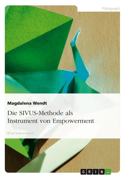 Produktbild: Die SIVUS-Methode als Instrument von Empowerment