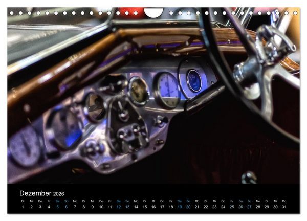 Produktbild: CLASSIC COCKPITS - Funktionale Kunstwerke aus einer anderen Zeit (Wandkalender 2026 DIN A4 quer), CALVENDO Monatskalender