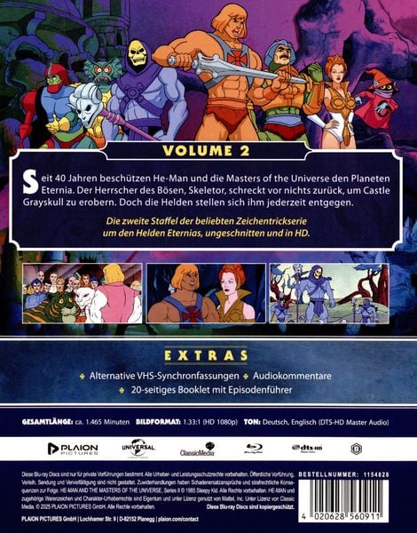 Produktbild: He-Man and the Masters of the Universe (1983) (Vol. 2) [5 BRs]