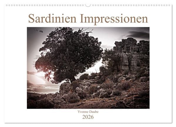 Produktbild: Sardinien Impressionen (Wandkalender 2026 DIN A2 quer), CALVENDO Monatskalender