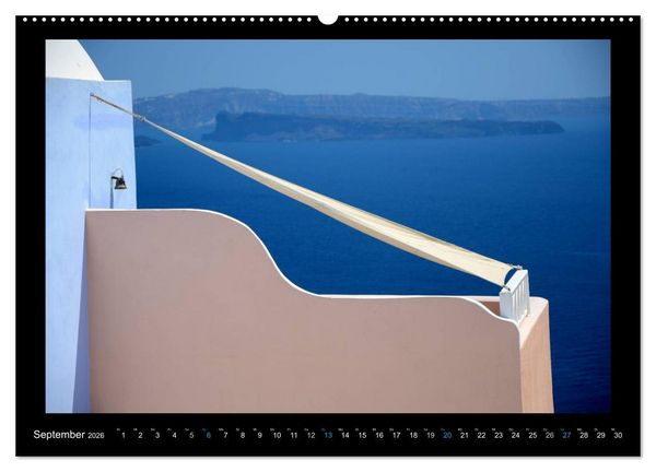 Produktbild: Santorini (hochwertiger Premium Wandkalender 2026 DIN A2 quer), Kunstdruck in Hochglanz