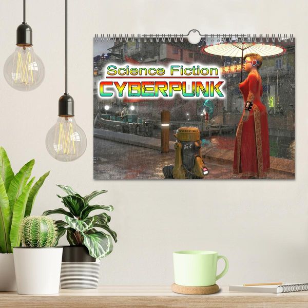 Produktbild: Science Fiction Cyberpunk (Wandkalender 2026 DIN A4 quer), CALVENDO Monatskalender
