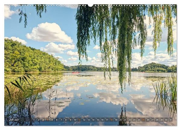 Produktbild: Lychen - zwischen Wald und Seen (hochwertiger Premium Wandkalender 2027 DIN A2 quer), Kunstdruck in Hochglanz