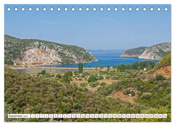 Produktbild: Chalkidiki - Urlaubsparadies in Nordgriechenland (Tischkalender 2026 DIN A5 quer), CALVENDO Monatskalender