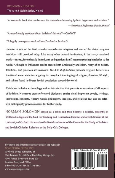 Produktbild: A to Z of Judaism
