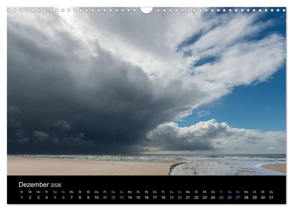 Produktbild: Wolken &uuml;ber D&auml;nemark (Wandkalender 2026 DIN A3 quer), CALVENDO Monatskalender