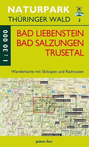 Produktbild: Wanderkarte Bad Liebenstein, Bad Salzungen, Trusetal