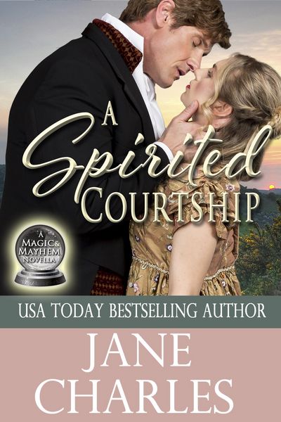 Produktbild: A Spirited Courtship (Magic and Mayhem, #3)