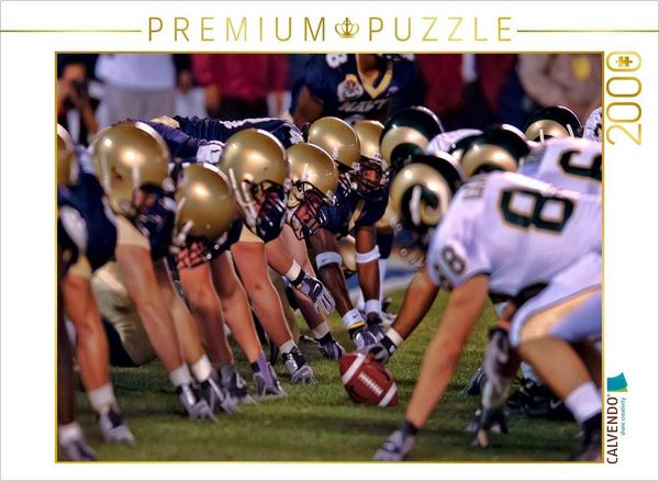Produktbild: CALVENDO Puzzle Kraft und Taktik - American Football | 2000 Teile Lege-Gr&ouml;&szlig;e 90x67cm Foto-Puzzle f&uuml;r gl&uuml;ckliche Stunden