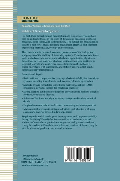 Produktbild: Stability of Time-Delay Systems