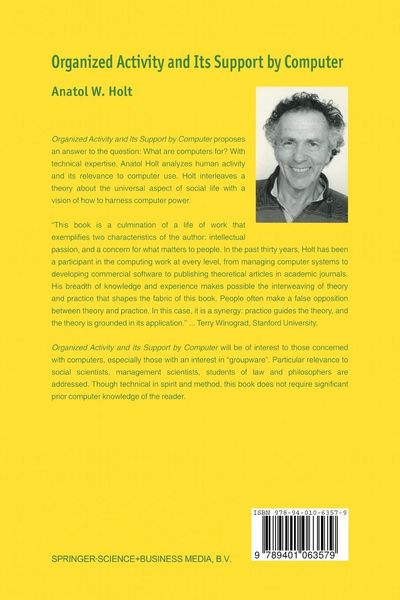 Produktbild: Organized Activity and its Support by Computer