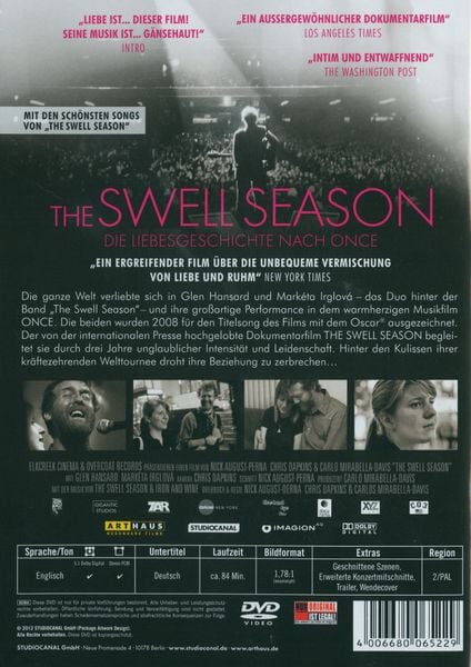 Produktbild: The Swell Season - Die Liebesgeschichte nach Once