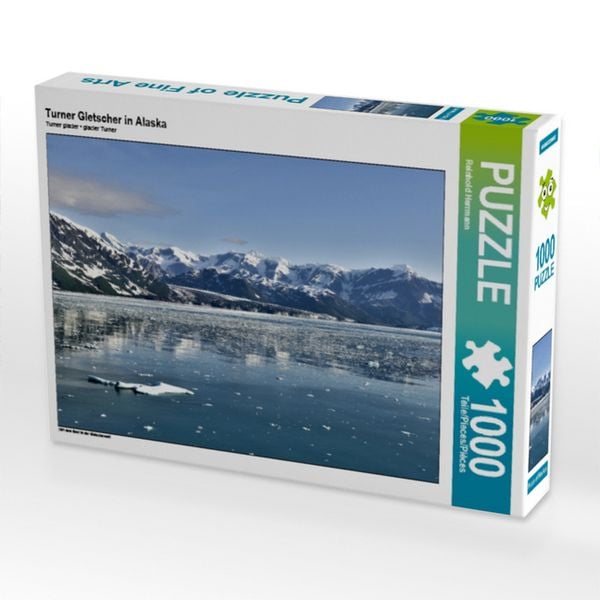 Produktbild: CALVENDO Puzzle Turner Gletscher in Alaska | 1000 Teile Lege-Gr&ouml;&szlig;e 64x48cm Foto-Puzzle f&uuml;r gl&uuml;ckliche Stunden