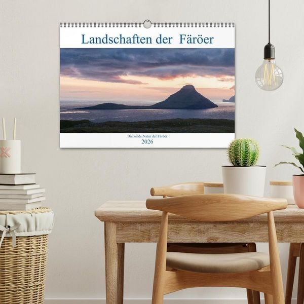 Produktbild: Landschaften Der F&auml;r&ouml;er (Wandkalender 2026 DIN A3 quer), CALVENDO Monatskalender