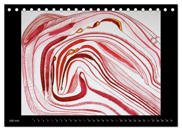 Produktbild: Feinste Aquarelle (Tischkalender 2026 DIN A5 quer), CALVENDO Monatskalender