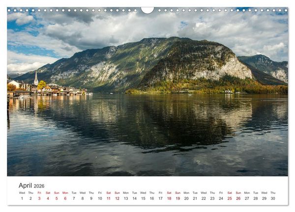 Produktbild: Hallstatt The pearl of Austria (Wall Calendar 2026 DIN A3 landscape), CALVENDO 12 Month Wall Calendar