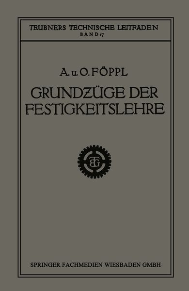 Produktbild: Grundz&uuml;ge der Festigkeitslehre