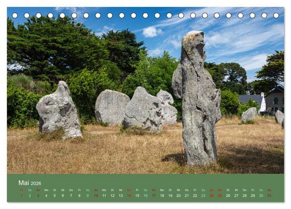 Produktbild: Mysteri&ouml;se Megalithen (Tischkalender 2026 DIN A5 quer), CALVENDO Monatskalender