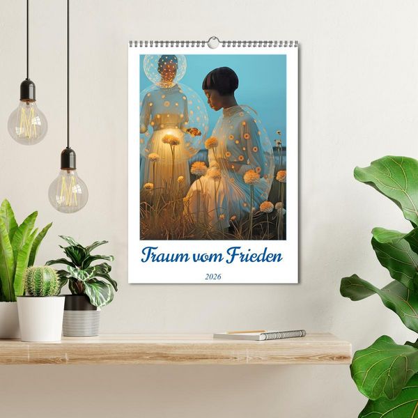 Produktbild: Traum vom Frieden (Wandkalender 2026 DIN A3 hoch), CALVENDO Monatskalender