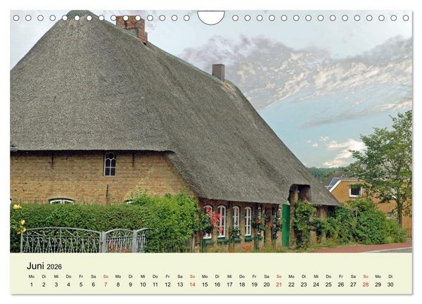 Produktbild: Schwabstedt an der Treene (Wandkalender 2026 DIN A4 quer), CALVENDO Monatskalender