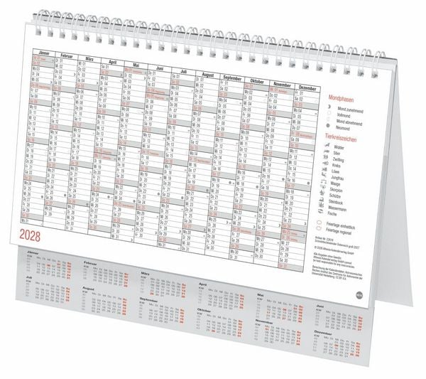 Produktbild: Schreibtischkalender &Ouml;sterreich gro&szlig; 2027