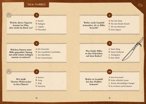 Produktbild: Das inoffizielle Quiz f&uuml;r Herr der Ringe-Fans