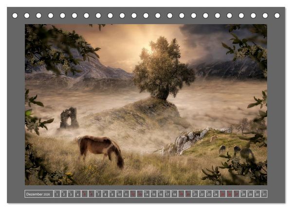 Produktbild: Uraltes Land (Tischkalender 2026 DIN A5 quer), CALVENDO Monatskalender