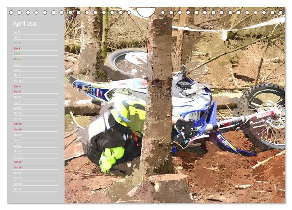 Produktbild: ENDURO RACING 2 (Wall Calendar 2026 DIN A4 landscape), CALVENDO 12 Month Wall Calendar
