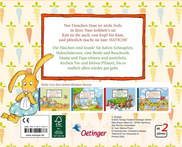 Produktbild: Wenn sieben kleine Hasen Schnupfennasen haben
