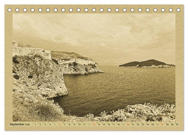 Produktbild: Kroatien (Tischkalender 2026 DIN A5 quer), CALVENDO Monatskalender
