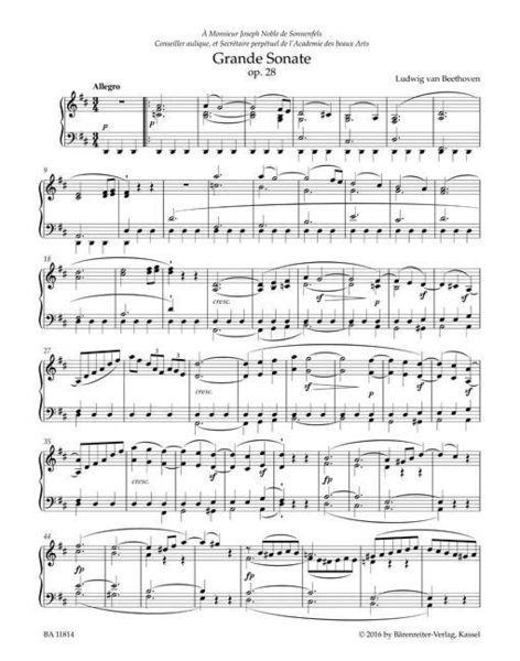 Produktbild: Beethoven, L: Sonate f&uuml;r Klavier D-Dur op. 28 "Pastorale"