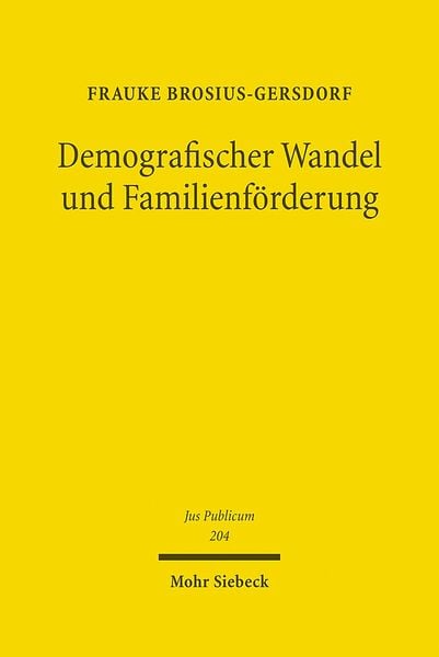 Produktbild: Demografischer Wandel und Familienf&ouml;rderung