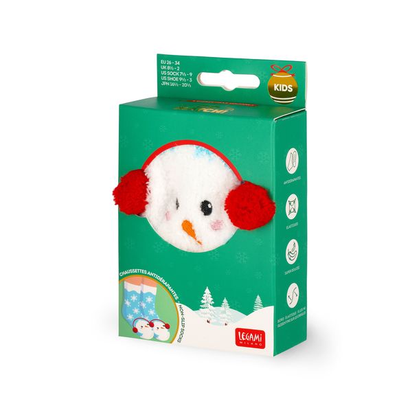 Produktbild: Legami Anti-Rutsch-Socken - It's a Match! - Schneemann
