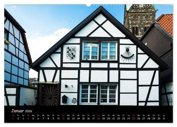 Produktbild: Altes Dorf Westerholt (Wandkalender 2026 DIN A2 quer), CALVENDO Monatskalender