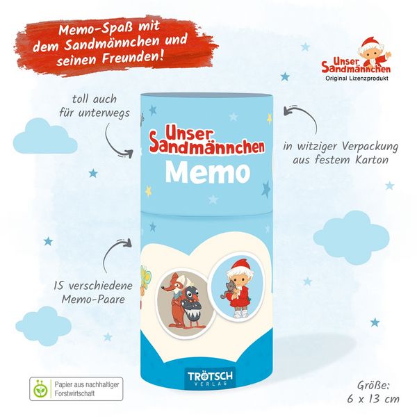 Produktbild: Tr&ouml;tsch Unser Sandm&auml;nnchen Memo
