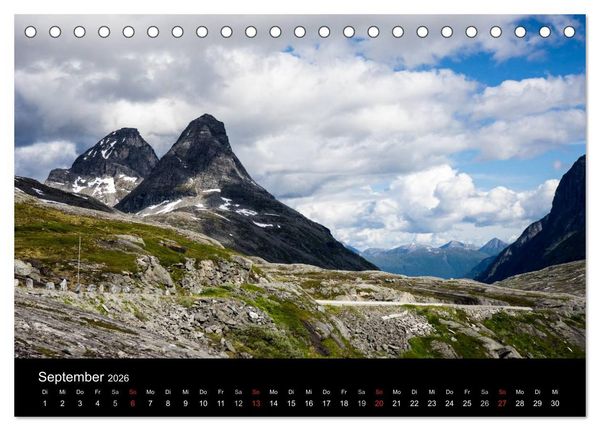 Produktbild: Norwegen - Vom Westen zum S&uuml;den (Tischkalender 2026 DIN A5 quer), CALVENDO Monatskalender