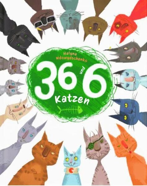 36 und 6 Katzen, Gebundene Ausgabe von Halyna Wdowytschenko, Mauke, 978-3-948259-22-8