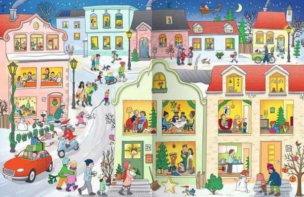 Produktbild: Mein gro&szlig;es Wimmelbuch Weihnachten