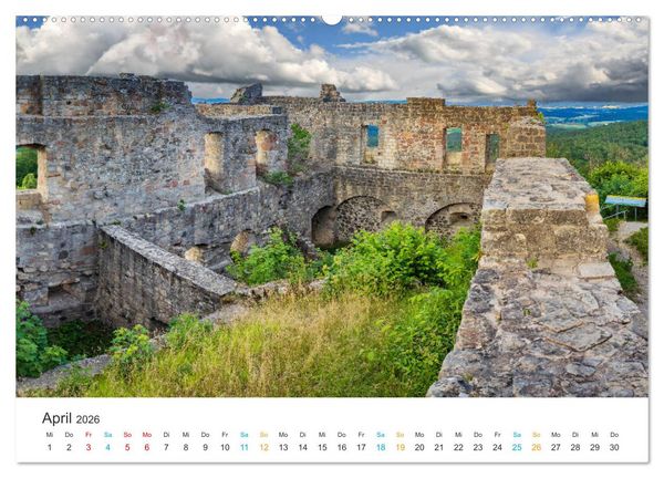 Produktbild: Ha&szlig;berge - Burgen und Burgruinen (hochwertiger Premium Wandkalender 2026 DIN A2 quer), Kunstdruck in Hochglanz