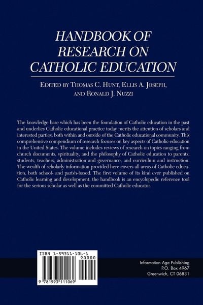 Produktbild: Handbook of Research on Catholic Education (PB)