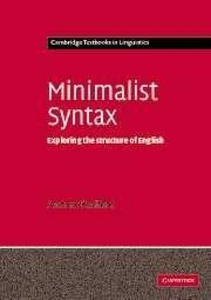 Produktbild: Minimalist Syntax