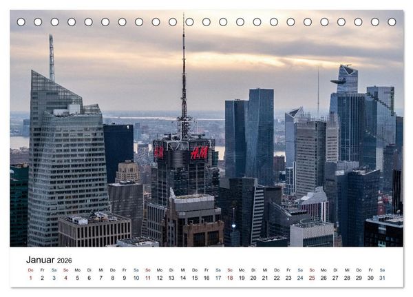 Produktbild: Meine Liebe New York (Tischkalender 2026 DIN A5 quer), CALVENDO Monatskalender