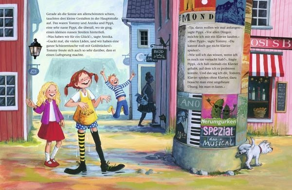 Pippi Langstrumpf geht einkaufen