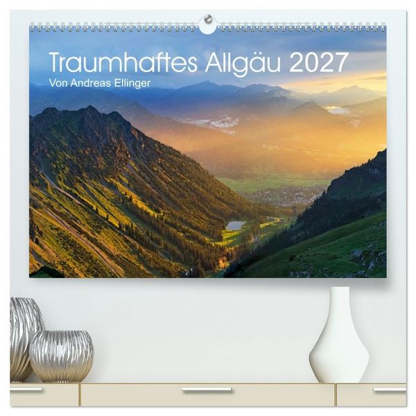 Produktbild: Traumhaftes Allg&auml;u (hochwertiger Premium Wandkalender 2027 DIN A2 quer), Kunstdruck in Hochglanz