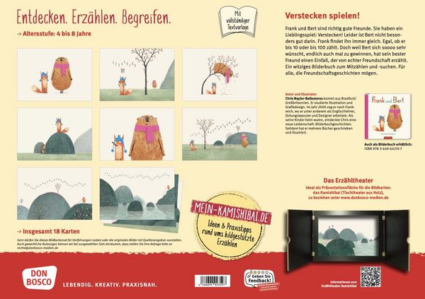 Produktbild: Frank und Bert. Kamishibai Bildkartenset