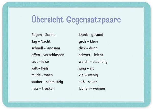 Produktbild: Das kann ich schon - Gegens&auml;tze erkennen